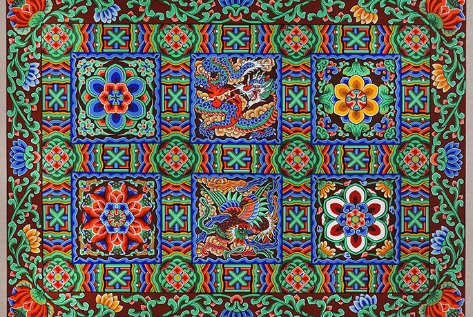 연화문양반자초_151&times;120cm _ 01