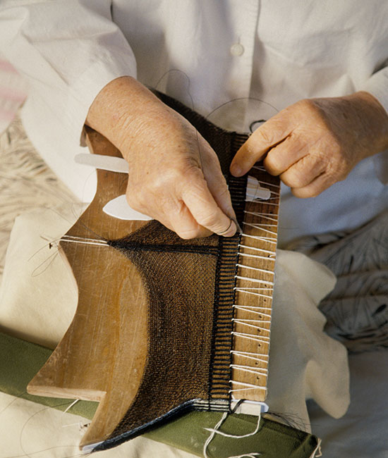 정자관 제작모습