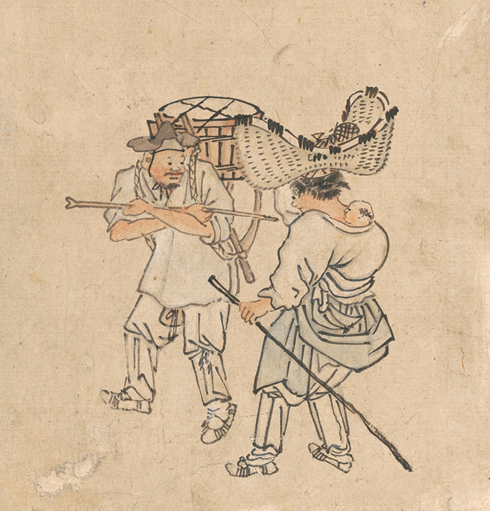 행상, 『단원풍속화첩』 | 김홍도 출처: 국립중앙박물관